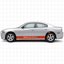 High Output rechte strepen zij vinyl decal kit voor Dodge Charger 2011-2014_4