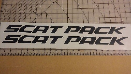 Scat Pack-zijvinylstickers voor Dodge Charger Challenger Dart