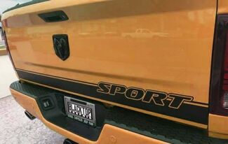 RAM 1500 SPORT Achterklep Stripe Sticker Hemi Dodge Truck 5.7 2014-2018