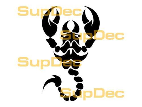 Scorpion Vinyl Art Wall Window Badkamer Sticker Sticker #5
