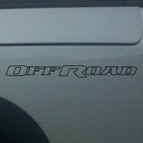 Rebel & Off Road Letterings Zij Vinyl Decal Sticker voor RAM 1500 Rebel