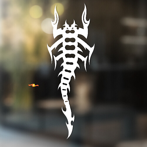 Fire Scorpion Tribal Style Universele Vinyl Decal Sticker