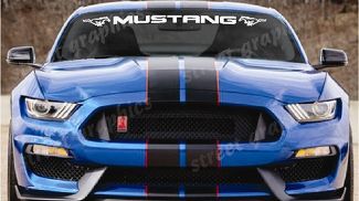 Ford Mustang vetgedrukte tekst GT voorruit logo tekst banner vinyl sticker sticker 3.5x45