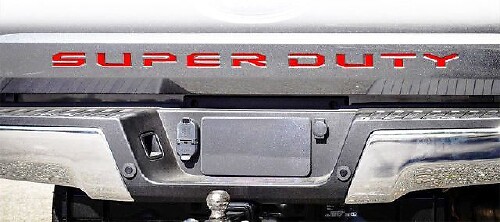 Ford F250 F350 F450 F550 SUPER DUTY 2017 2018 Achterklep Letters Kit Vinyl Sticker