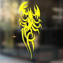 Scorpion Gladde Gebogen Lijnen Universele Vinyl Decal Sticker_4