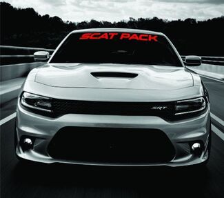 Dodge Charger SCAT PACK Voorruit Banner Sticker 2015-2018 SRT MOPAR 392 Scatpack