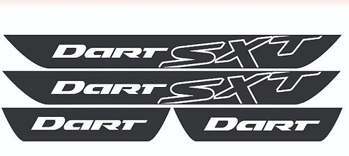 Dodge Dart SXT Vinyl Door Dill Stickers Stickers 2013 2014 2015 2016
