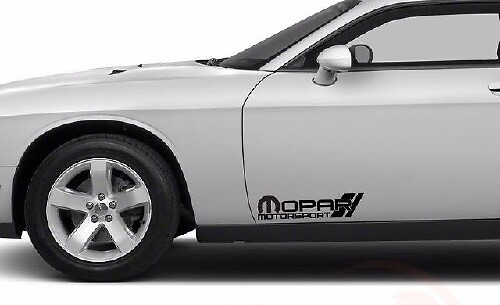 2x Mopar Motorsport-sticker, vinyl gestanste sticker nu