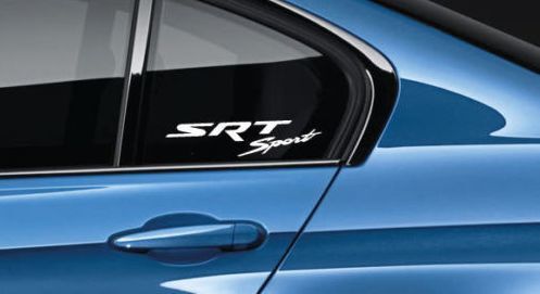 Dodge SRT Racing Decal Sticker Logo Racing USA Set