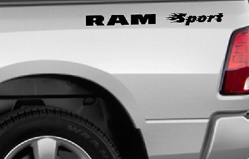 Ram Sport Custom stijl zijkant vinyl sticker voor Dodge Ram 3500