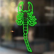 Desert Scorpion Omlijning Universele Vinyl Decal Sticker_2
