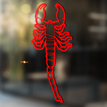 Desert Scorpion Omlijning Universele Vinyl Decal Sticker_3