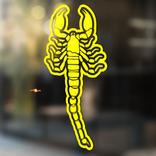 Desert Scorpion met Contour Universele Vinyl Decal Sticker_4
