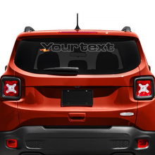 Aangepaste Tekstletters Achterruit Spatbord Voorruit Sticker Decal Grafiek voor Jeep Renegade 2