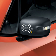 Custom tekst vinyl spiegel sticker graphic voor Jeep Renegade 3