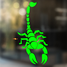 Staart opgeheven schorpioen universele vinylsticker decal_2