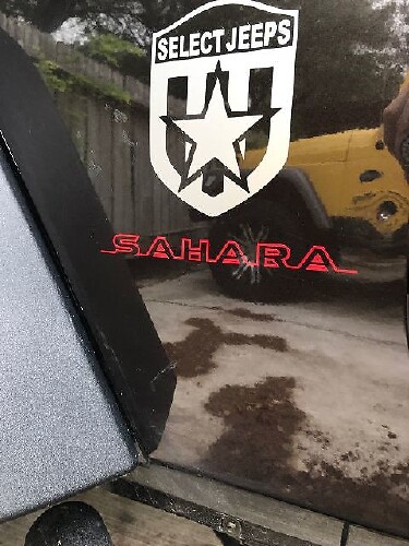 Sahara Style Zijvinyl Decal Set voor Jeep Wrangler_1
