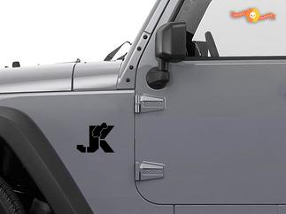 JEEP Wrangler JK Wrangler Decals Stickers Sahara Rubicon premium Set van 2