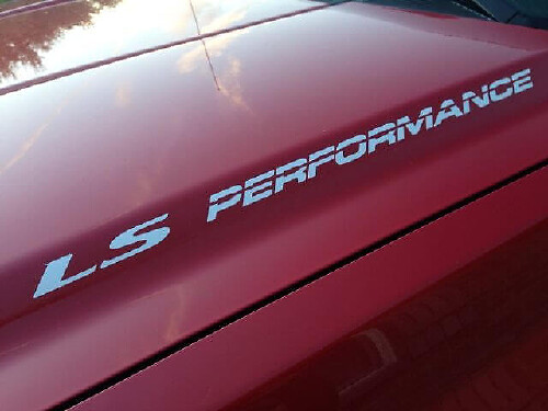 LS Performance Motorkap Vinyl Decal Kit voor Chevy GMC Silverado Sierra