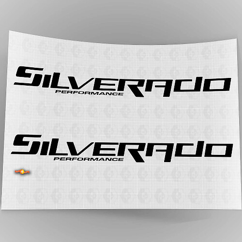 Prestatie Vinyl Decal voor Chevy Silverado