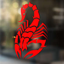 Staart Opgerichte Woestijnschorpioen Universele Vinyl Decal Sticker_2