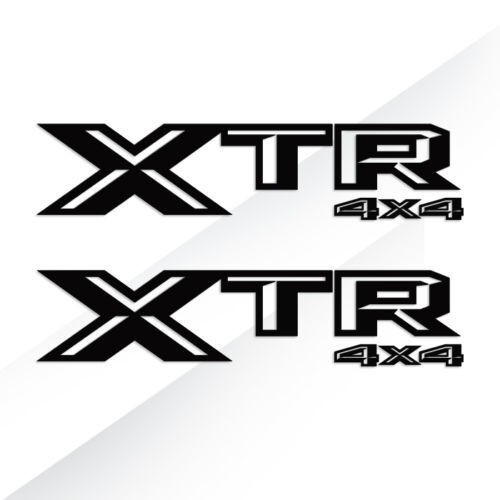 XTR 4x4 Bed Vinylstickers Set voor Musclecar Truck 2017