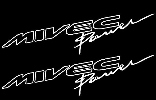 Mivec Power Universele Vinyl Sticker voor Mitsubishi Lancer Evolution