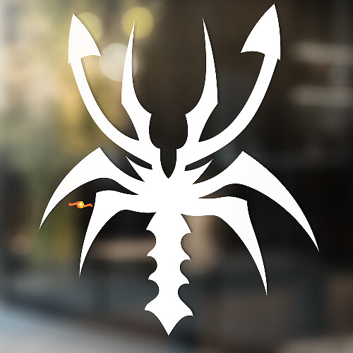 Scorpion Abstract Style Universele Vinyl Sticker Decal