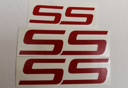 SS Embleem Overlay Vinyl Stickers voor Chevrolet Trailblazer SS