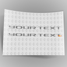 Aangepaste tekst Embleem Overlay Stickers Decals 2