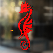 Seahorse Tribal Style Universele Vinyl Decal Sticker_2