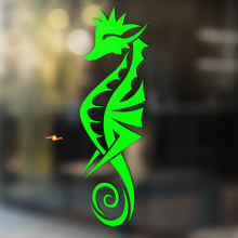 Seahorse Tribal Style Universele Vinyl Decal Sticker_3