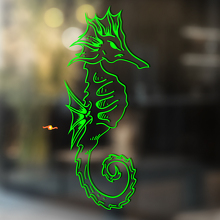 Seahorse Outline Stijl Universele Vinyl Decal Sticker_3