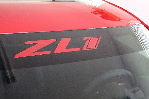 ZL1 Voorruit Wenkbrauw Vinyl Sticker voor Chevrolet Camaro SS LT