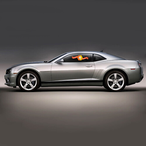 2010-2015 Chevrolet Camaro SS RS LS Rocker streep strepen Stickers Decals afbeeldingen

