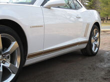 Contour Vinyl Striping Set voor Rocker Paneel voor Chevrolet Camaro 2010-2015_2