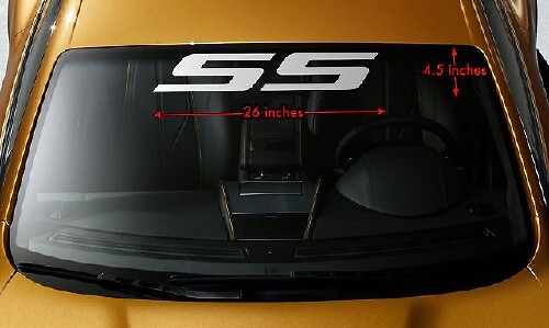 SS Voorruit Banner Vinyl Decal voor Chevrolet Camaro Impala Cobalt