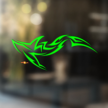 Shark Tribal Strepen Universele Vinyl Decal Sticker_3