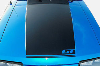 1979-1993 Ford Mustang GT Hood Stripe Decal Fox Body Elke kleur 80 81 91 92