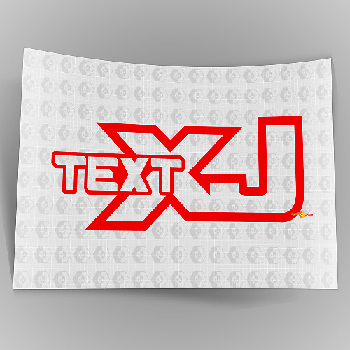 Aangepaste Tekst Vinyl Decal Sticker Off Road Routes Rock Crawling 4x4 voor Jeep Cherokee XJ