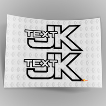 Aangepaste tekst Off Road Trails Rock Crawling 4x4 Vinyl Decal Sticker voor Jeep Wrangler JK 3