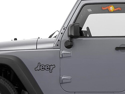 Vinylsticker in pistoolstijl voor Jeep Wrangler Cherokee Renegade