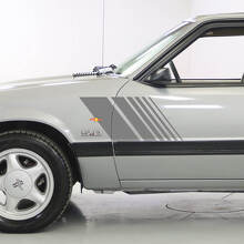 Verweerde Zijstrepen Stroboscoop Stickers Decal Kit voor Ford Mustang 1979-93 2