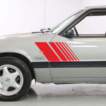 Strobe Side Stripes Vinylstickers Kit voor Musclecar Mustang 1979-93_3