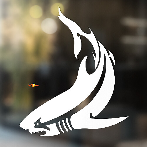 Shark Tribal Stijl Universele Vinyl Decal Sticker