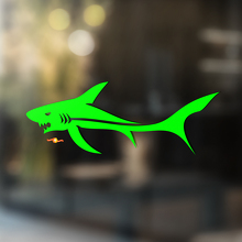 Boze Haai Universele Vinyl Decal Sticker_4