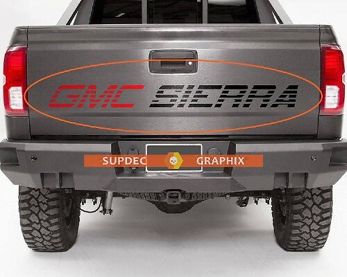 Gmc Sierra Strobe Style Achterklep Vinyl Sticker voor GMC Sierra