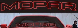 MOPAR DODGE HEMI voertuig voorruit sticker vinyl stickers grafische letters