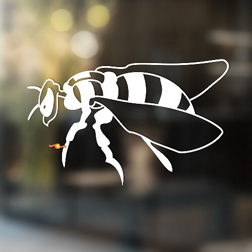 Bee Universele Vinyl Decal Sticker