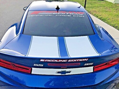 2018 Redline Edition stickers stickers voor Silverado, Camaro, Cruze, Malibu, Colorado, Trax
